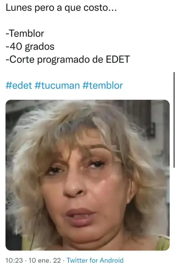 Tembló Tucumán y los memes se esparcieron rápidamente en las redes sociales