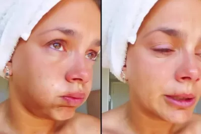 Natalie Pérez no pudo contener el llanto cuando se enteró que tiene coronavirus