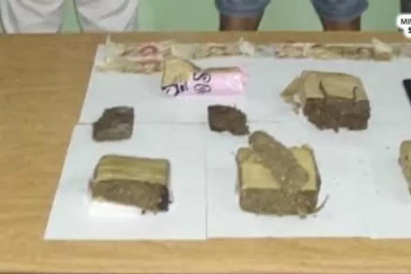 El Colmenar: secuestraron más de un kilo de marihuana picada