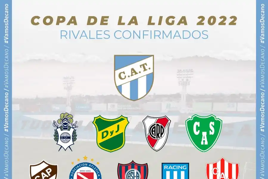 River, Racing y San Lorenzo serán rivales de Atlético en la Copa de la Liga Profesional