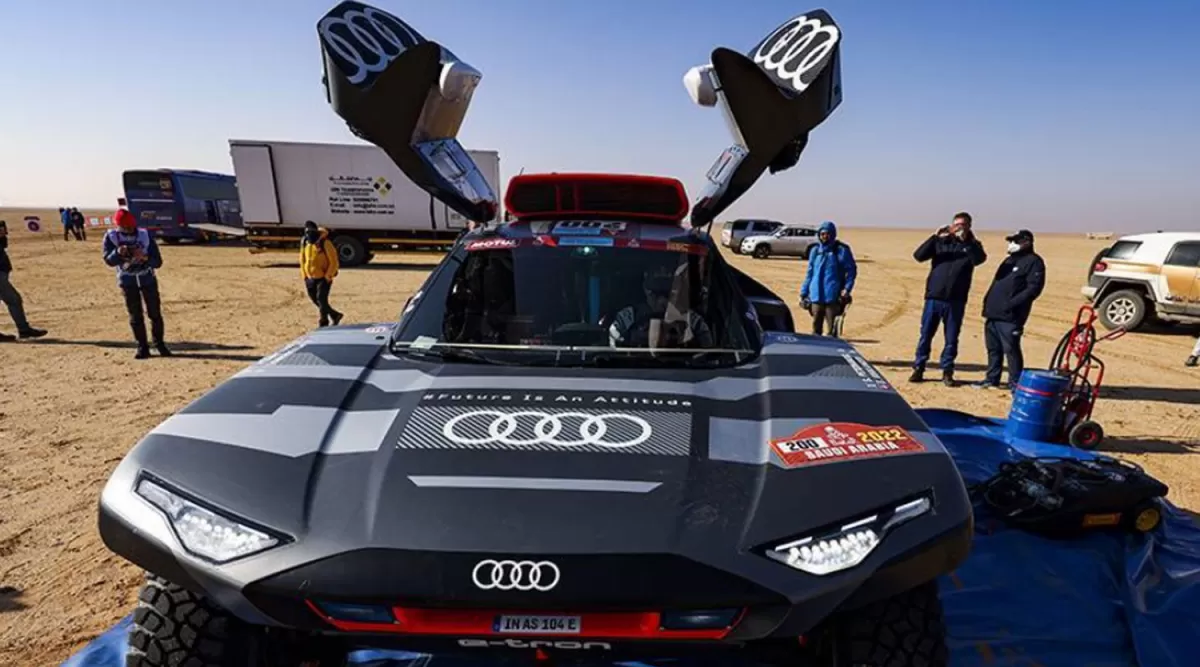 FUTURO. Peterhansel, máximo ganador del Dakar, ayudó a diseñar el Audi RS Q e-tron, una máquina con chances de ganar.