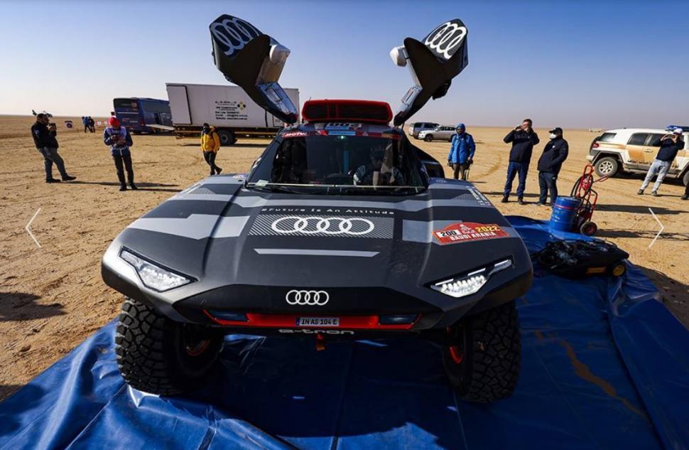  FUTURO. Peterhansel, máximo ganador del Dakar, ayudó a diseñar el Audi RS Q e-tron, una máquina con chances de ganar. Prensa Dakar 