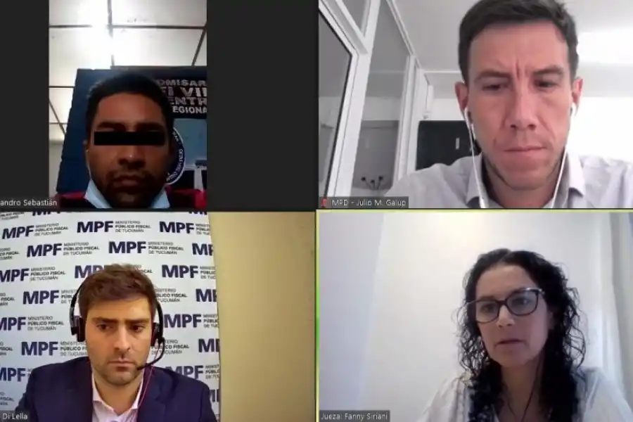 PRIMERA AUDIENCIA. Todas las partes que intervinieron vía Zoom.  