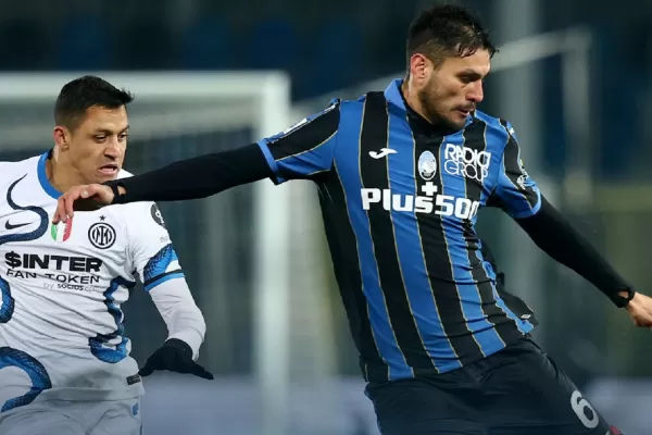 Con presencia tucumana, Atalanta e Inter empataron en Bérgamo