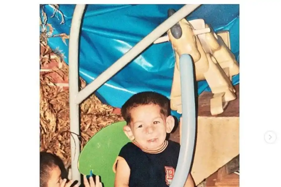 CUÁNDO ERA CHICO. Matías Fernández Burzaco en su niñez.