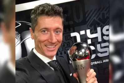 Lewandowski derrotó a Messi y se quedó con el premio The Best