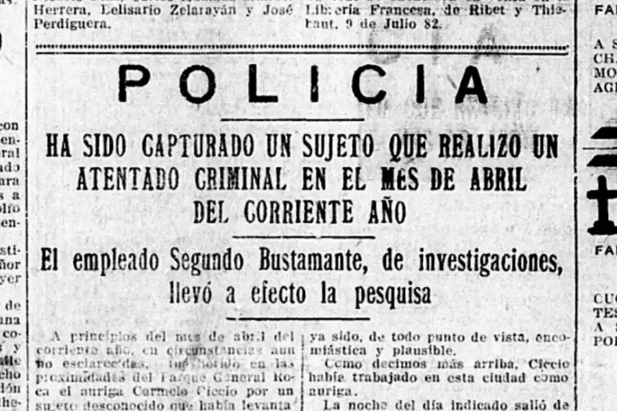 NOTICIA La detención fue un hecho resonante.