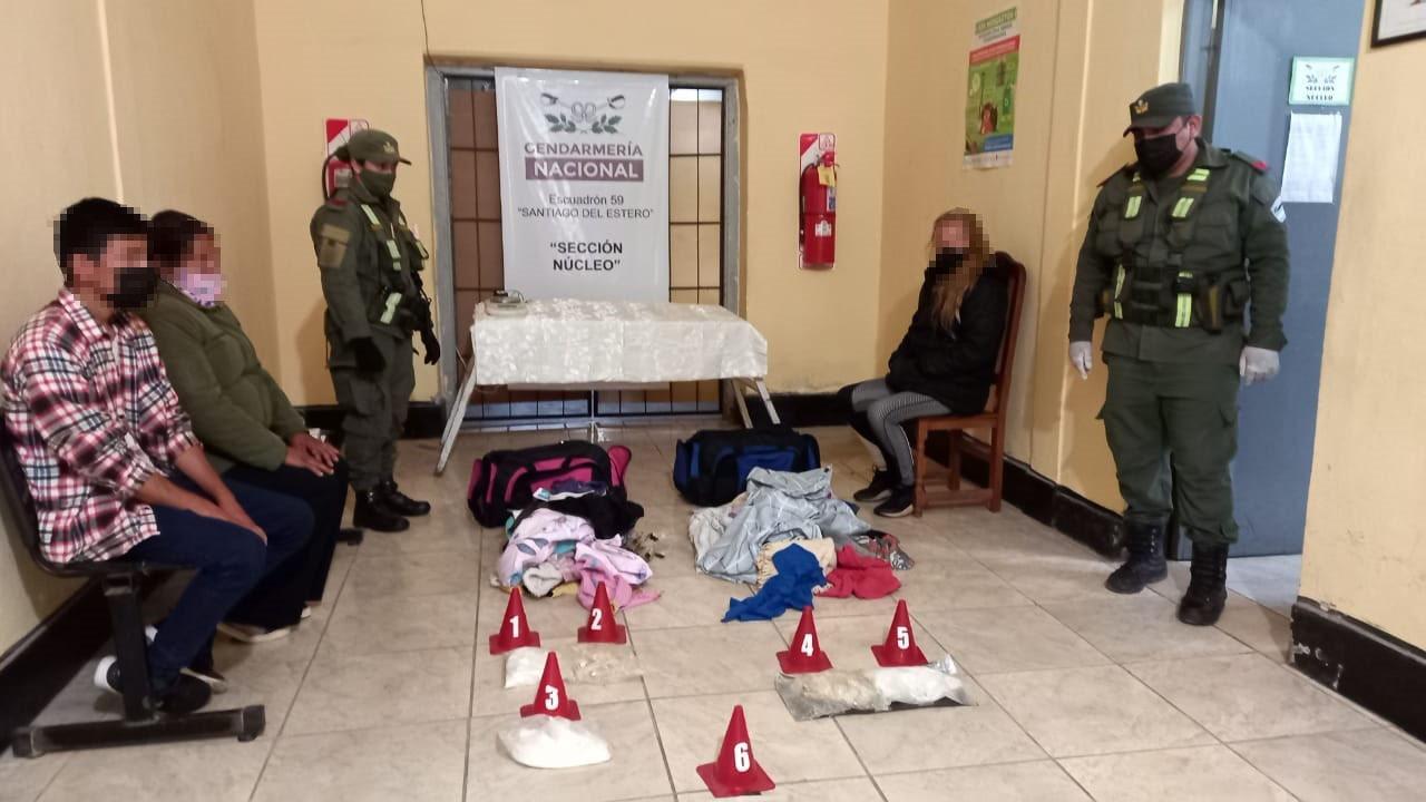 LAS DETENIDAS con más de dos kilos de cocaína