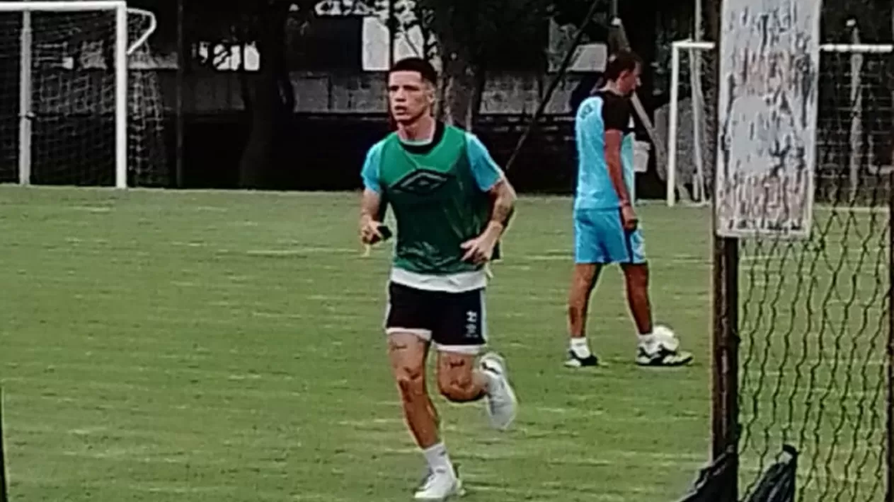 CARA NUEVA. Doldán Aquino se sumó a la pretemporada.