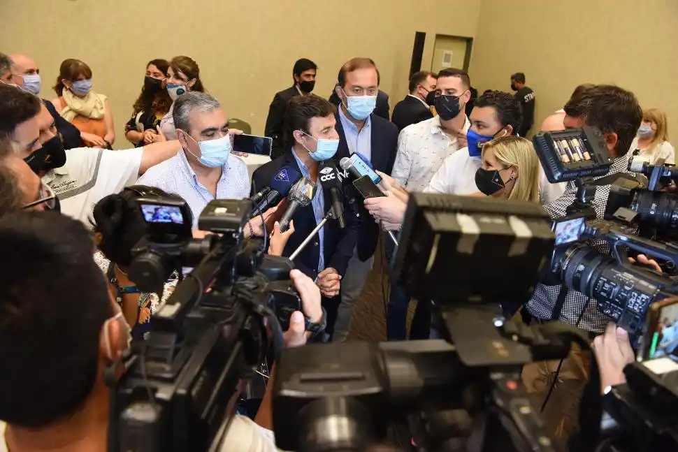 SILENCIO. Roberto Sánchez no habló luego de los dichos de Campero. 