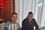 Llegó Andrada, el refuerzo más esperado por los hinchas de Atlético