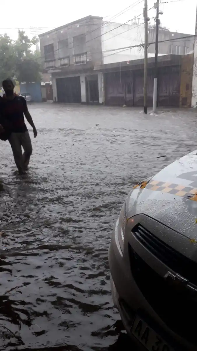 Zona cercana a la cancha de Atlético.