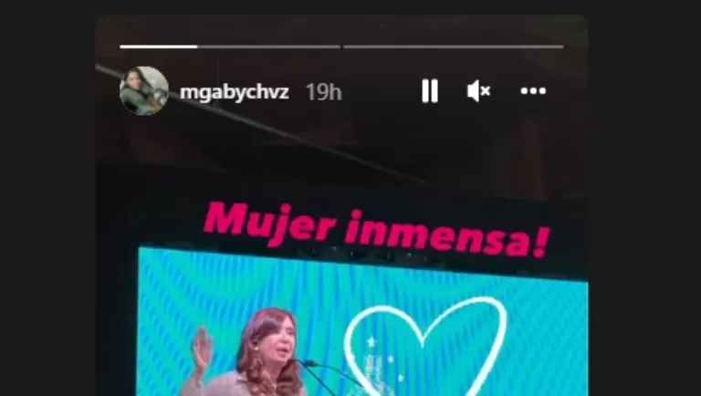 El abrazo entre Cristina Kirchner y la hija de Chávez: Siempre es hermoso encontrarnos