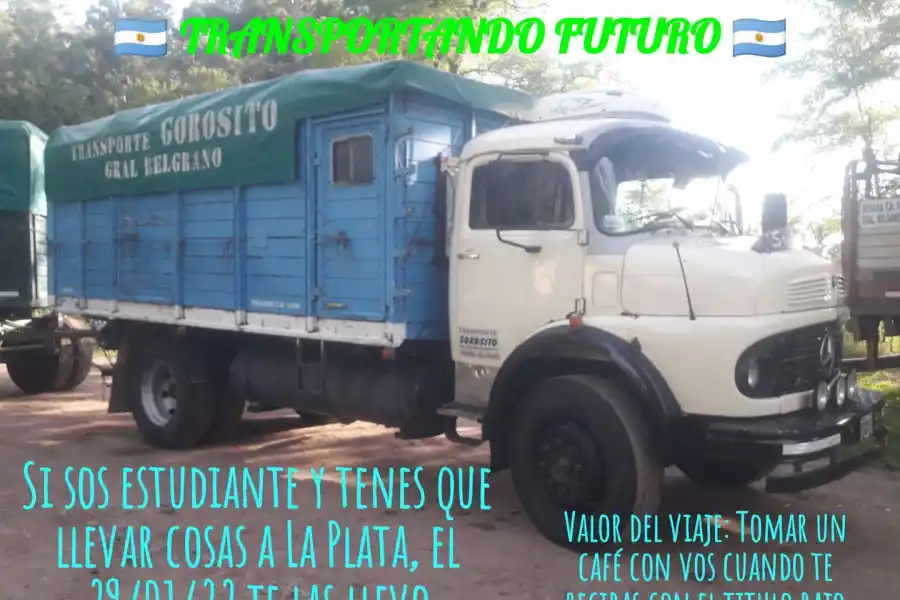 Hace mudanzas gratis para estudiantes: “Me invitás un café cuando te recibas”