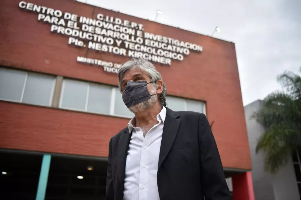 El ministro de Ciencia y Técnica, Daniel Filmus, visitó Tucumán para firmar convenios con la Provincia. la gaceta / fotos de inés quinteros orio