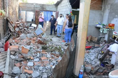 Un mini tornado provocó voladura de techos en Concepción