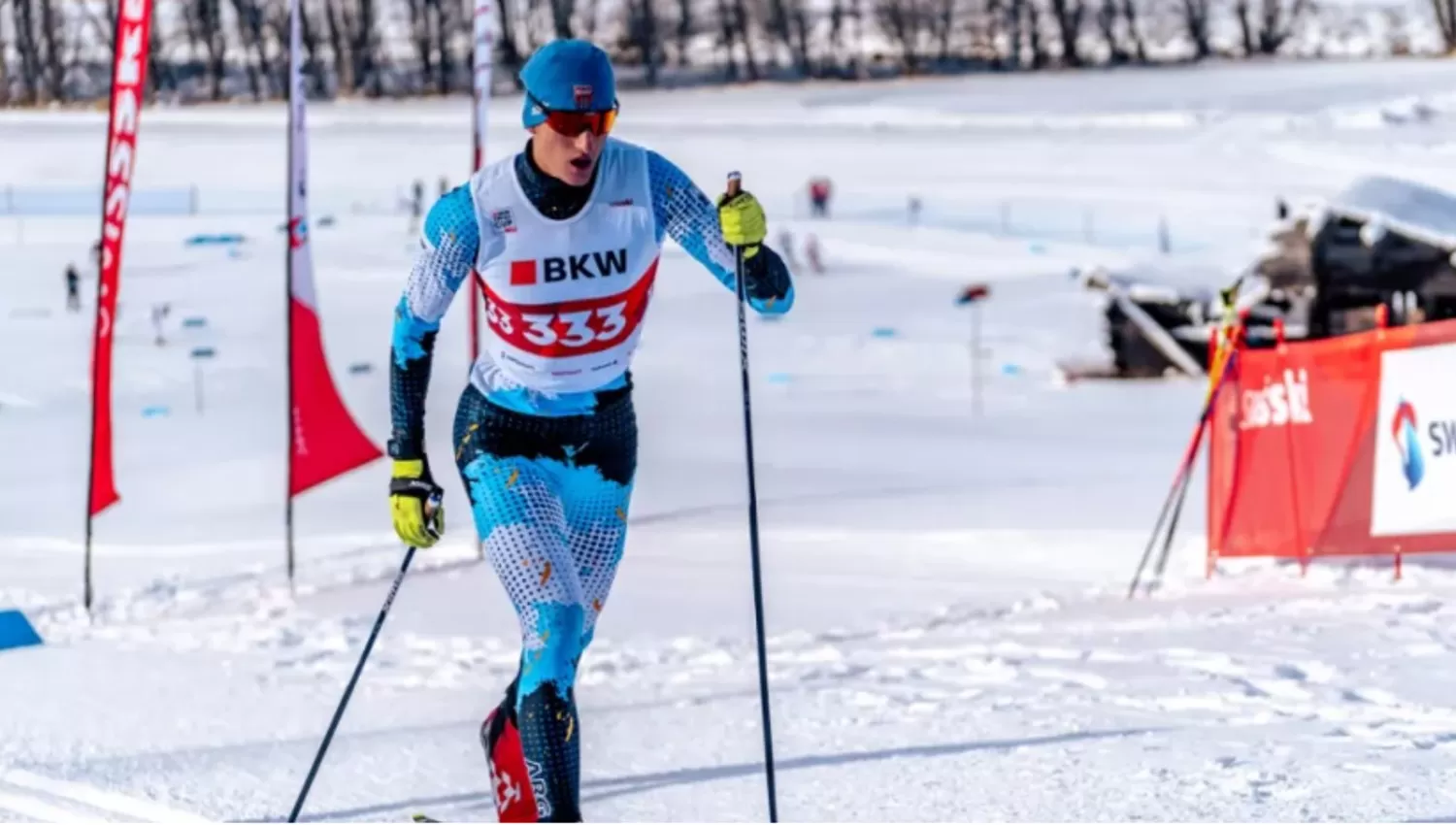 JUVENTUD. El barilochense Franco Dal Farra tendrá su debut olímpico en cross-country ski.