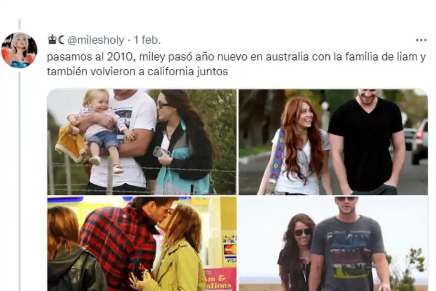 Se viralizó un breve relato de lo que fue la relación entre Miley Cyrus y su ex pareja, Liam Hemsworth