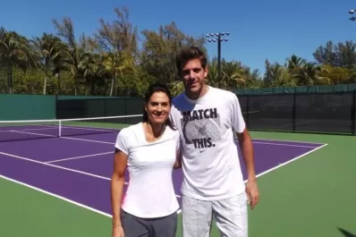 Gabriela Sabatini a Juan Martín Del Potro: Disfrutamos mucho verte jugar