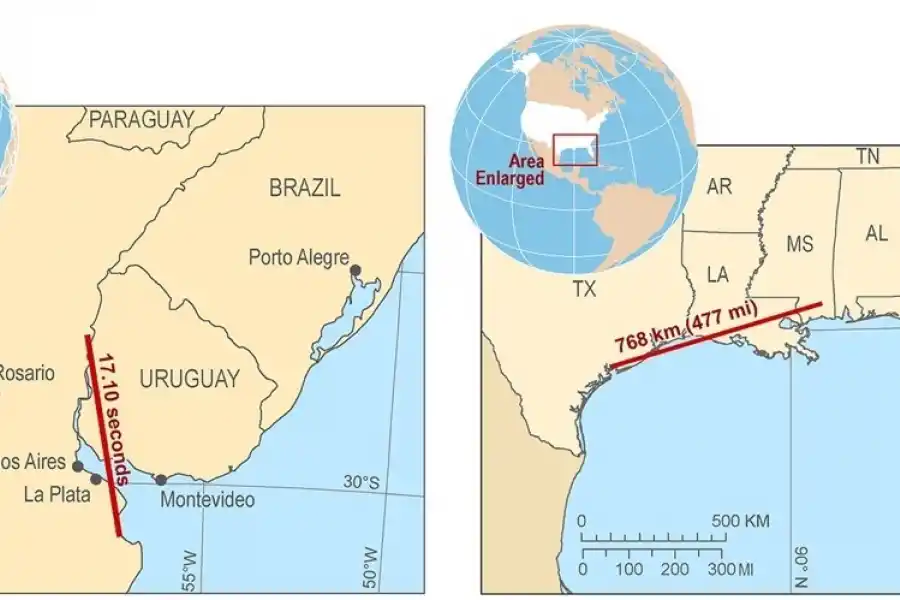Argentina registró el rayo de mayor duración en el mundo