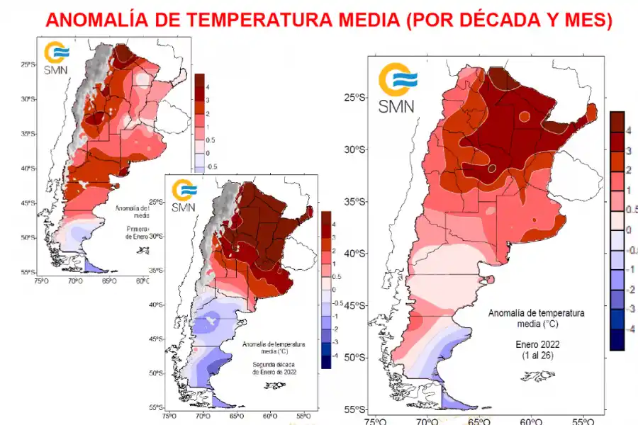 Enero de calor extremo: hubo más de 75 récords de temperatura en la Argentina 