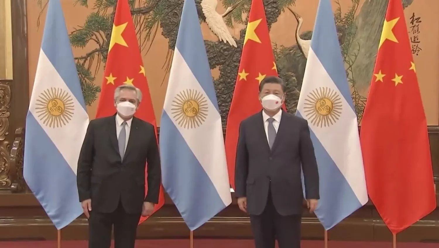 AVAL. El presidente, Alberto Fernández, consideró crucial el apoyo de China al acuerdo con el FMI.