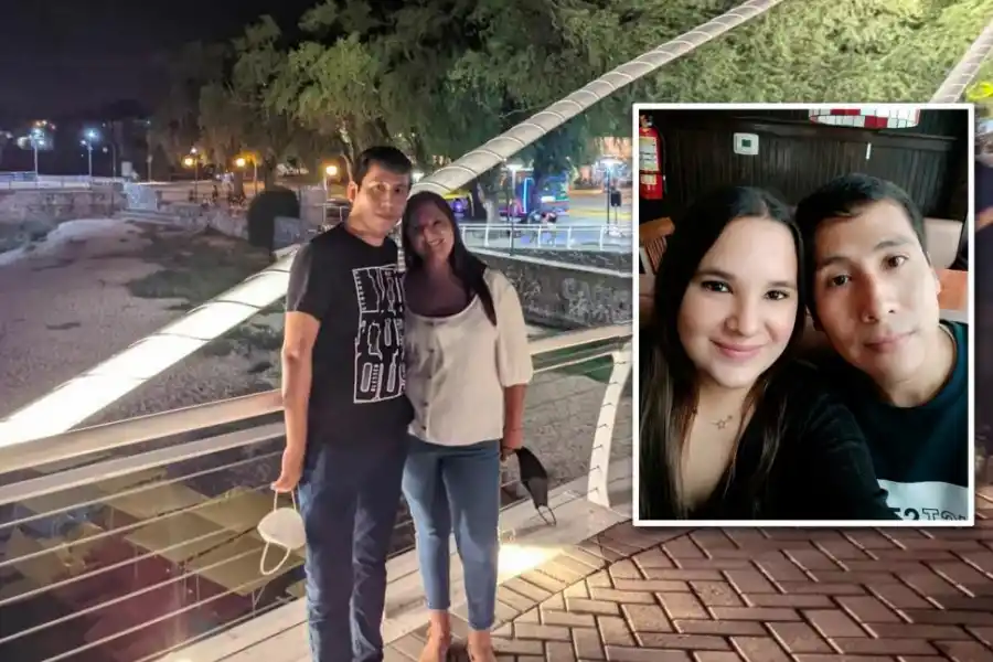 UNA DÉCADA DE AMOR. Jimena y Víctor enamorados en sus vacaciones por Argentina, luego de haber pasado más de dos años sin salir de Perú. 