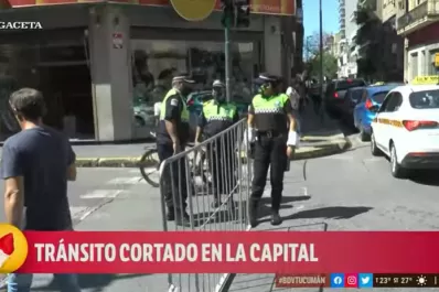 El centro es un caos: varias calles están cortadas por diferentes reclamos