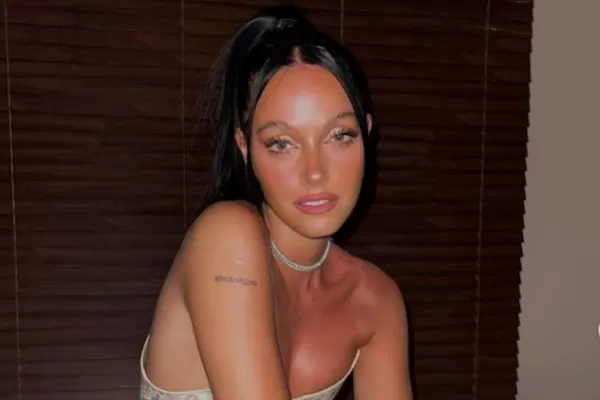 Oriana Sabatini quedó con el rostro ensangrentado tras sufrir un accidente en el gimnasio