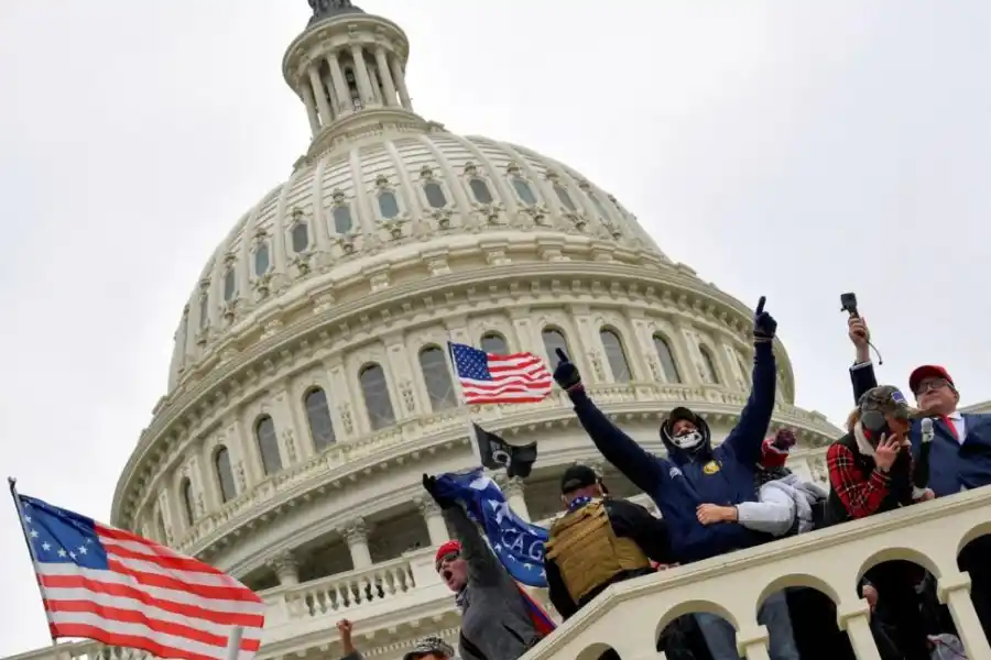 PARTIDARIOS DE TRUMP. Asaltaron el Capitolio en enero de 2021. 