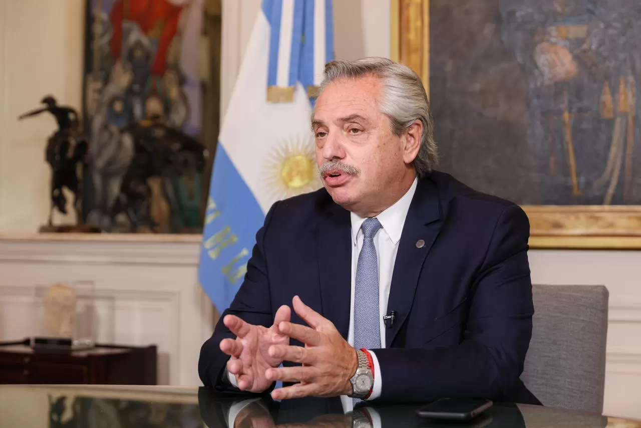 El presidente, Alberto Fernández, hizo declaraciones en Radio 10.