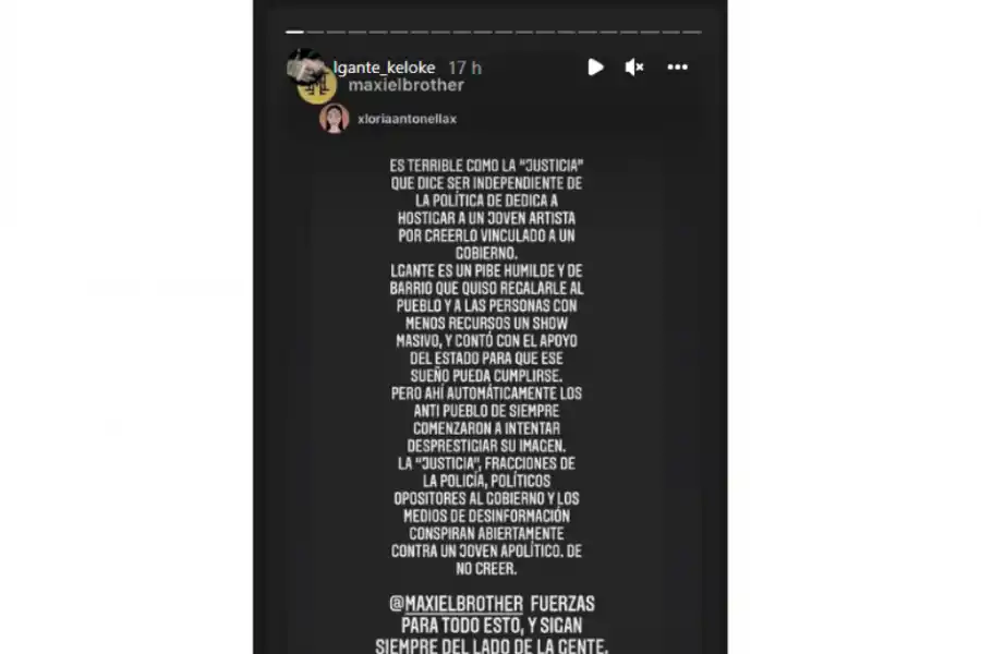 FOTO / Instagram @lgante_keloke