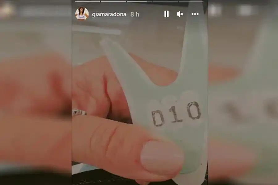 Gianinna Maradona recibió una inesperada señal de Diego