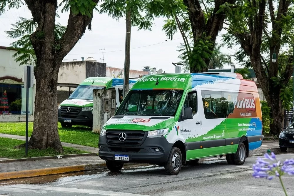 SERVICIO DIFERENCIAL. El municipio apunta a contar con una propia flota de minibús. Foto: Prensa YB