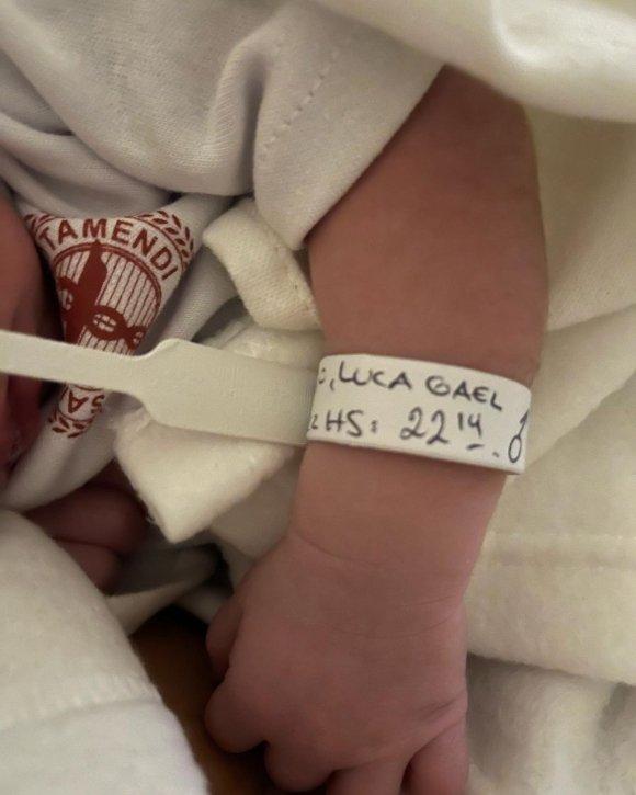 Eliana Guercio y Chiquito Romero compartieron la primera foto de su hijo Luca
