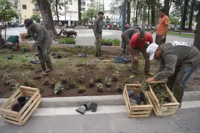 Ediles del Frente de Todos, disconformes con el nuevo aspecto de la plaza Independencia