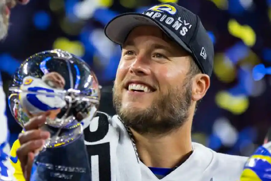 EL MVP. Cooper Kupp anotó dos touchdowns y fue elegido el mejor jugador del Super Bowl,