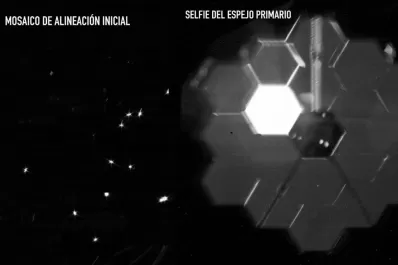 El James Webb tomó fotos de una estrella