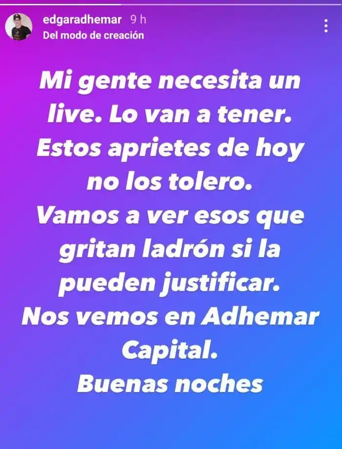 Video: el CEO de  Adhemar Capital tuvo que salir de su casa custodiado por la Policía