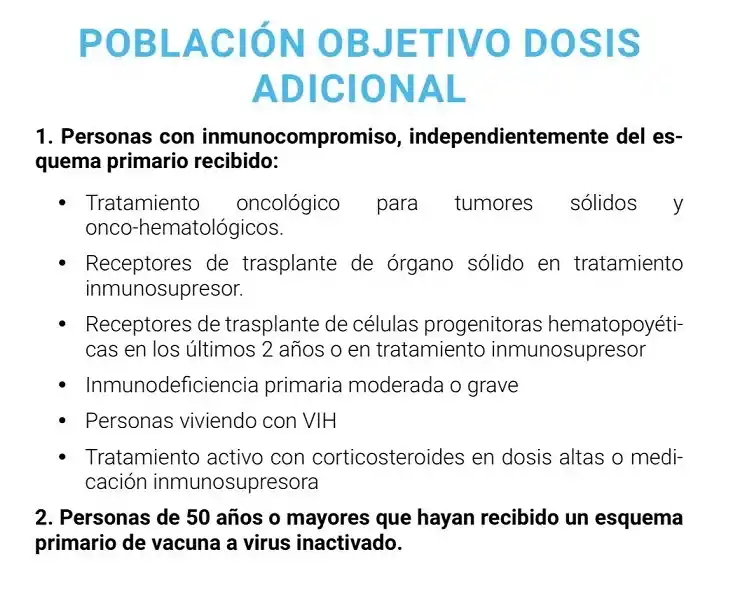 Quiénes recibirán la cuarta dosis de la vacuna contra el coronavirus en Tucumán
