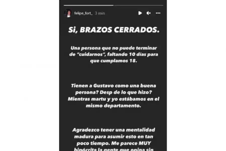 / FOTO Instagram @felipe_fort_