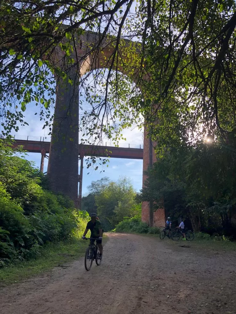 UN CLÁSICO. El Viaducto es un recorrido muy usado por los bikers. 