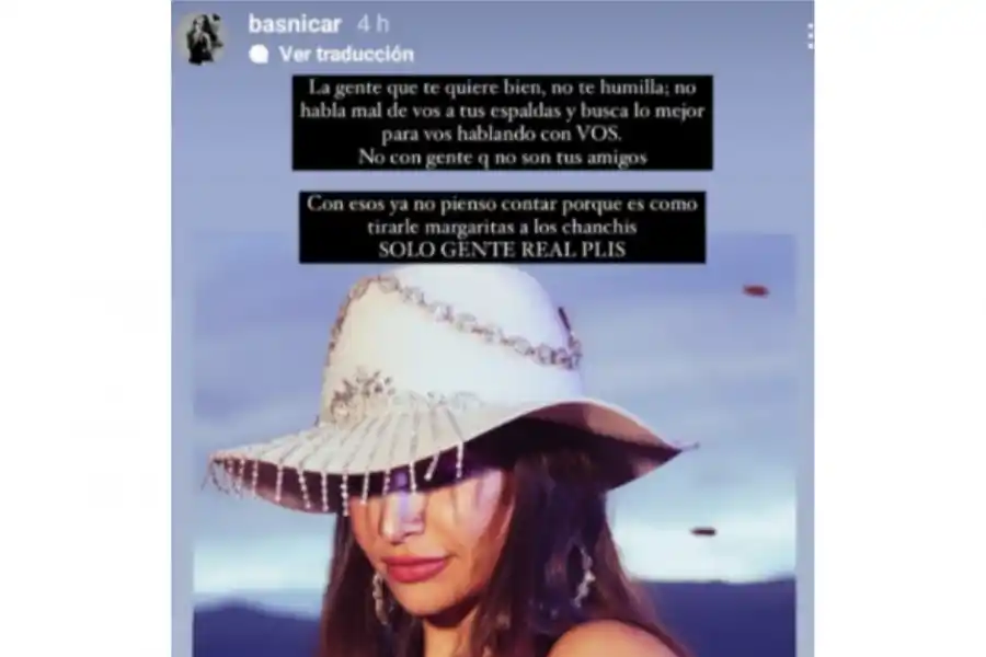 “La gente que te quiere bien no te humilla”: Brenda Asnicar compartió un llamativo posteo