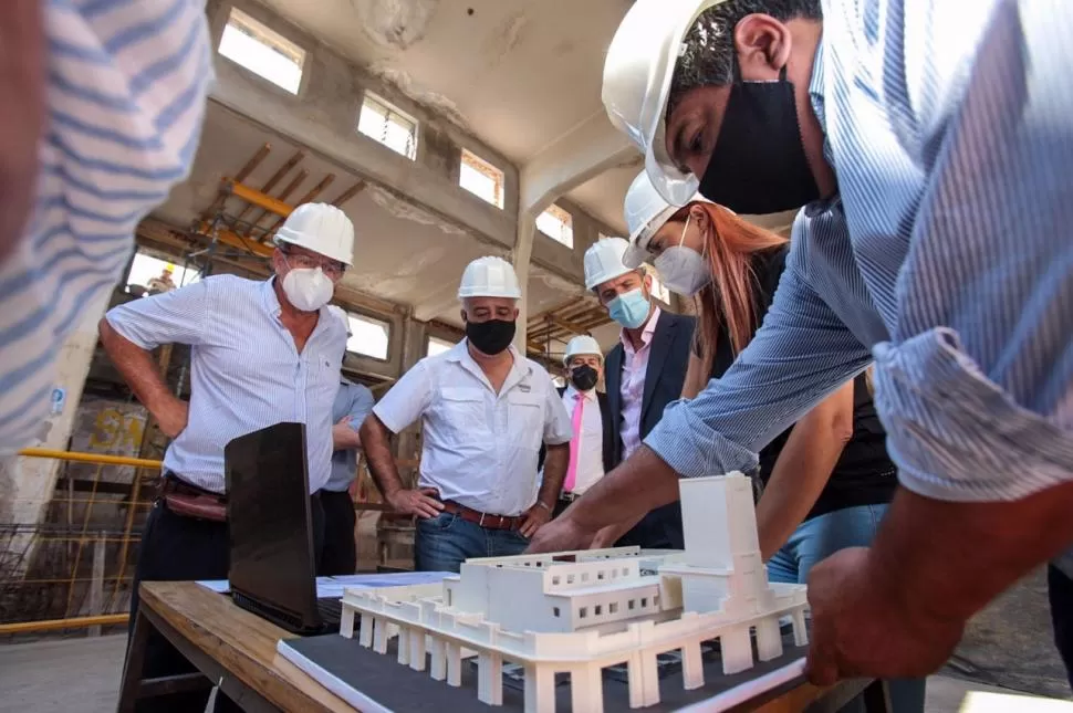 MAQUETA. Así quedará el predio una vez que esté remodelado. municipalidad de taFÍ VIEJO