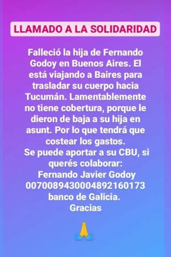 Falleció una estudiante de cine tucumana y recaudan fondos para traer sus restos a la provincia