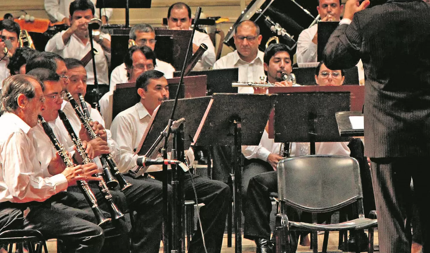 Los integrantes de la Banda Sinfónica darán un espectáculo de clarinetes