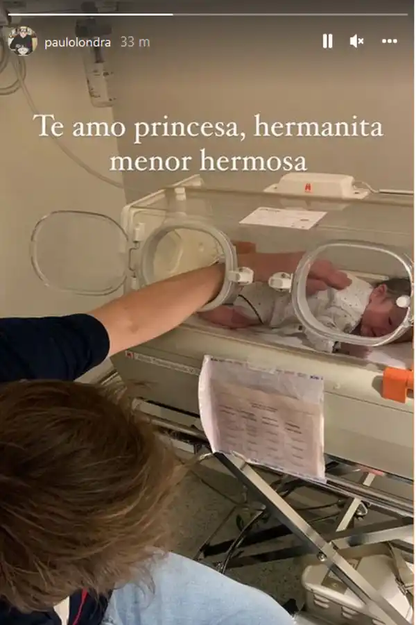 Paulo Londra fue papá por segunda vez: Te amo princesa