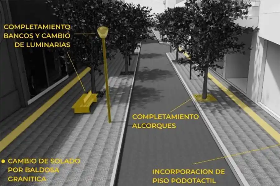 Semipeatonal en Laprida: qué sucederá con el tránsito y hasta cuándo se extenderán los trabajos