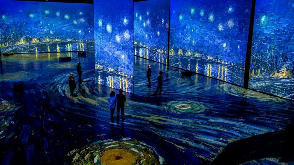 IMAGINE VAN GOGH. La muestra que puede verse en La Rural, en CABA.