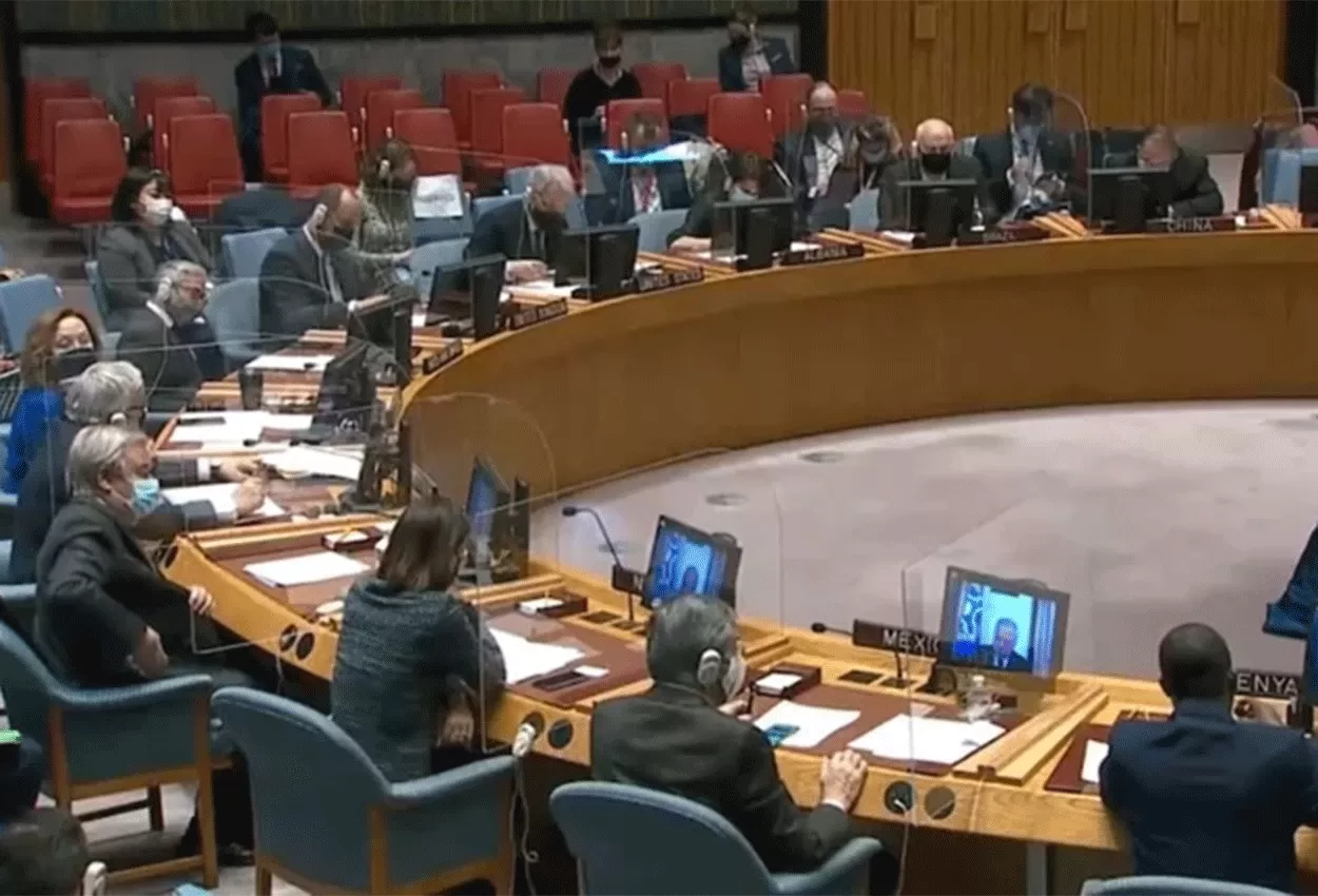 Ucrania: el Consejo de Seguridad de la ONU se reunió de urgencia y lamentó el despliegue de tropas rusas